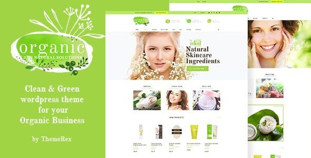 Organic Beauty – Store & Natural Cosmetics Theme Wp