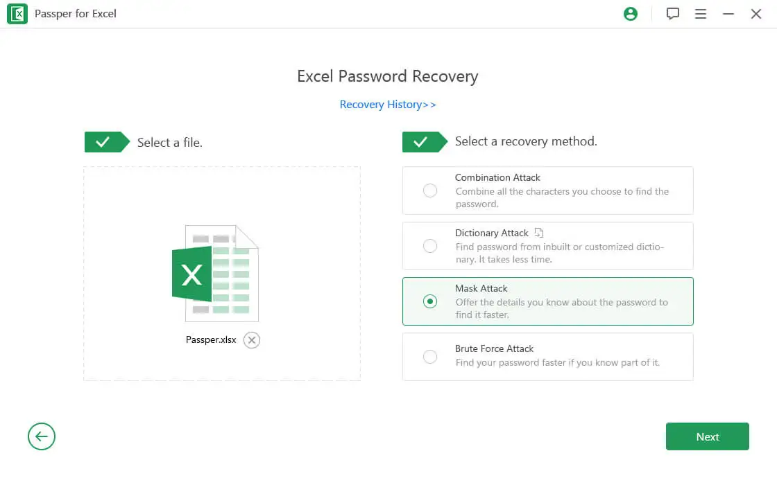 Passper for Excel