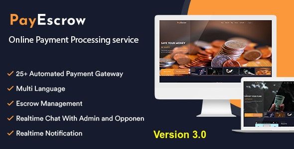 PayEscrow – Online Payment Processing Service PHP Script