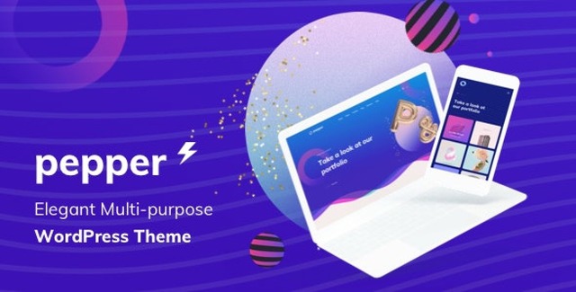 Pepper – Elegant Multi Purpose WordPress Theme