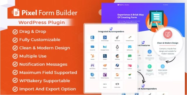 Pixel – WordPress Form Builder Plugin & Autoresponder