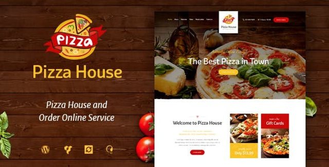 Pizza House – Restaurant / Cafe / Bistro Theme Wp