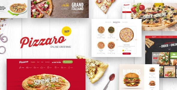 Pizzaro – Fast Food & Restaurant WooCommerce Theme WordPress