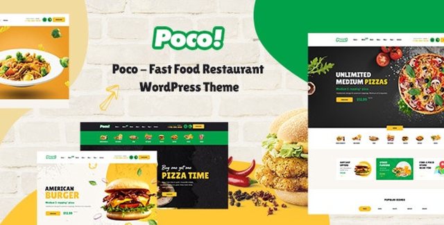 Poco – Fast Food Restaurant WordPress Theme