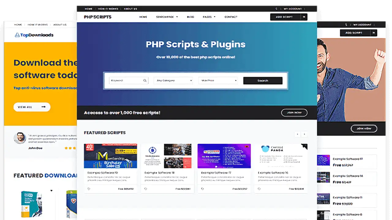 PremiumPress Downloads Theme WordPress