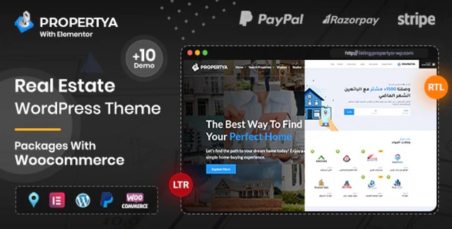 Propertya – Real Estate WordPress Theme