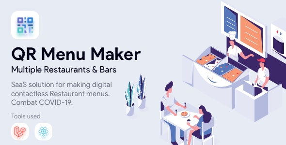 QR Menu Maker – SaaS – Contactless restaurant menus PHP Script