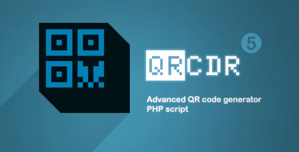 QRcdr – responsive QR Code generator PHP Script