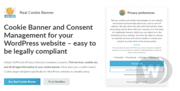 Real Cookie Banner WordPress Plugin