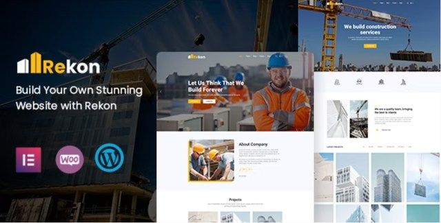 Rekon – Construction WordPress Theme