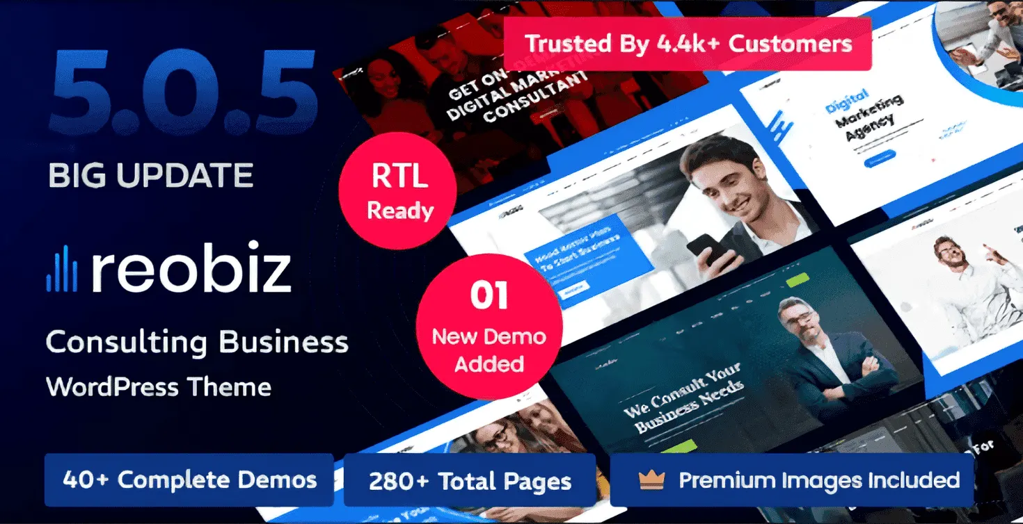 Reobiz – Consulting Business WordPress Theme