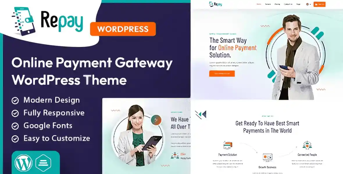 Repay – Payment Gateway WordPress Theme