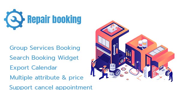 Revy – WordPress Booking System for Repair Service Industries