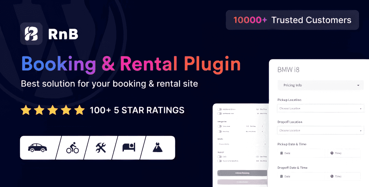 RnB – WooCommerce Booking & Rental Plugin WordPress