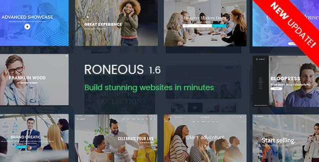 Roneous – Creative Multi-Purpose WordPress Theme