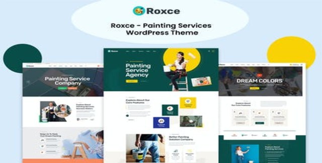 Roxce – Painting Services WordPress Theme