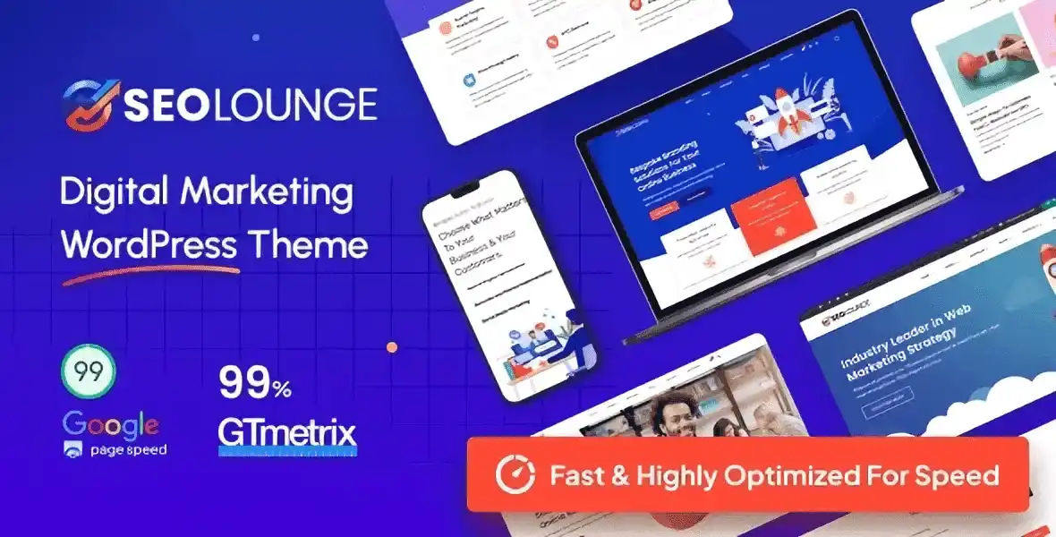 SEOLounge – SEO Agency WordPress Theme