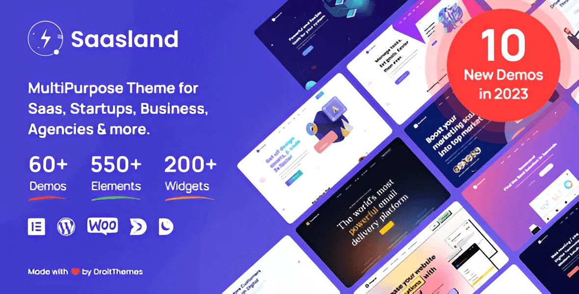 SaasLand – MultiPurpose Theme for Saas & Startup Wp