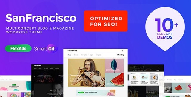 SanFrancisco – MultiConcept Blog & Magazine WordPress Theme