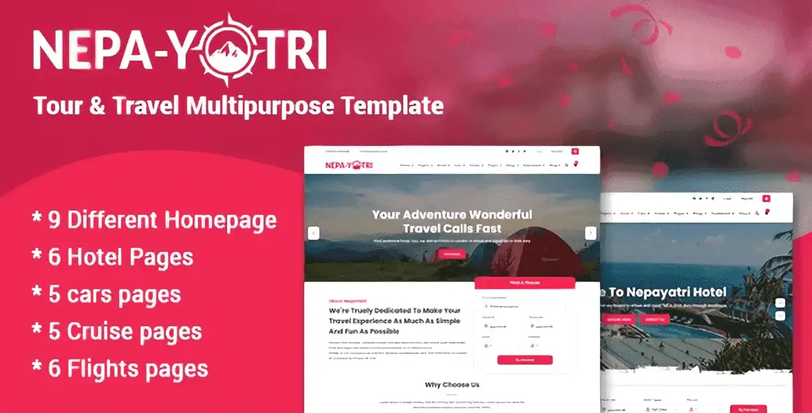 Nepayatri – Tour & Travel Multipurpose Template HTML