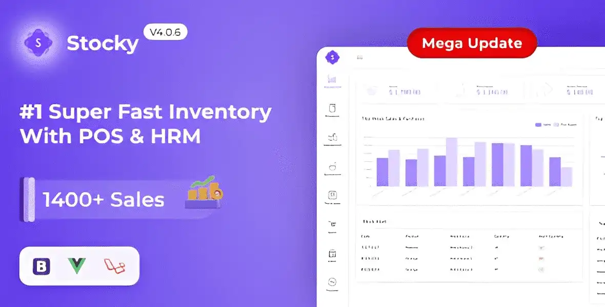 Stocky – Ultimate Inventory Management System with Pos PHP Script