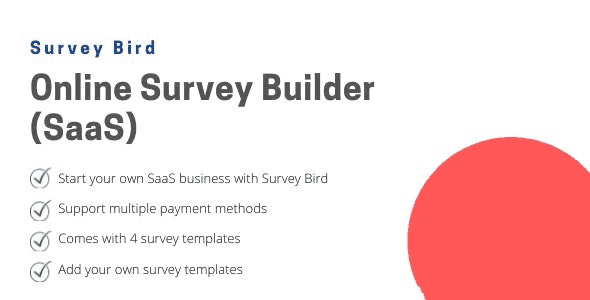 Survey Bird – Criador de Pesquisas On-line (SaaS) PHP Script