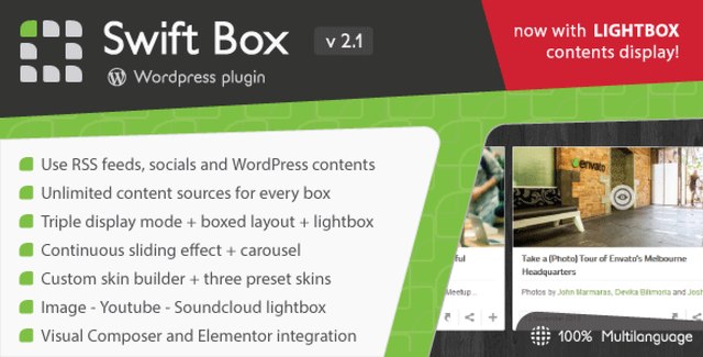 Swift Box WordPress Contents Slider And Viewer