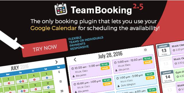 Team Booking – WordPress Booking System