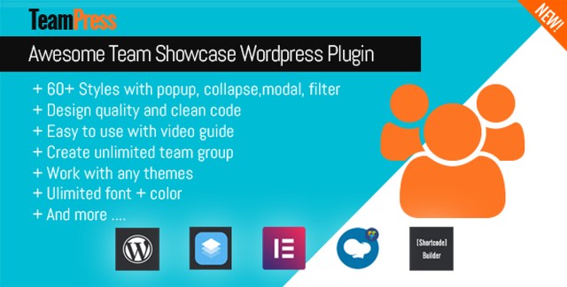 TeamPress – Team Showcase plugin WordPress