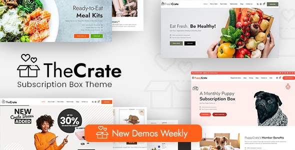 TheCrate – WooCommerce Subscription Box Theme WordPress