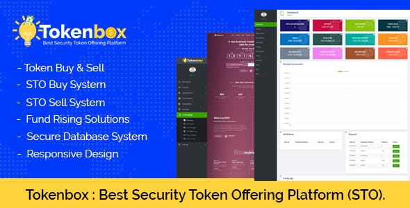 Tokenbox – Best Security Token Offering Platform (STO) PHP Script