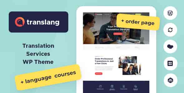 Translang – Translation Services & Language Courses Theme