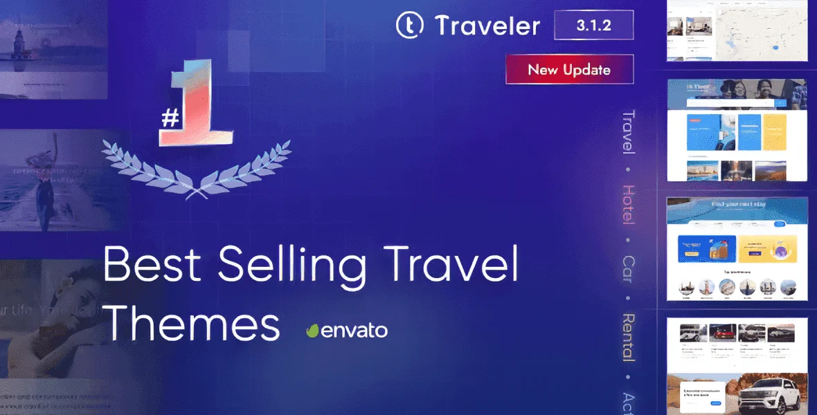 Traveler – Travel Booking WordPress Theme