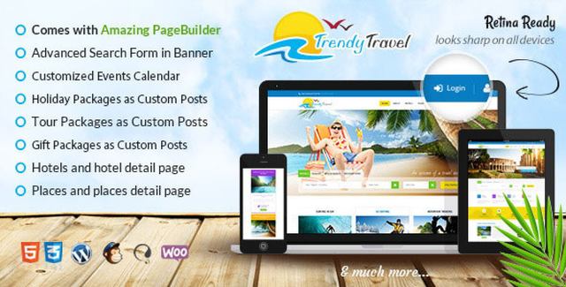 Trendy Travel – Multipurpose Tour Package WP Theme