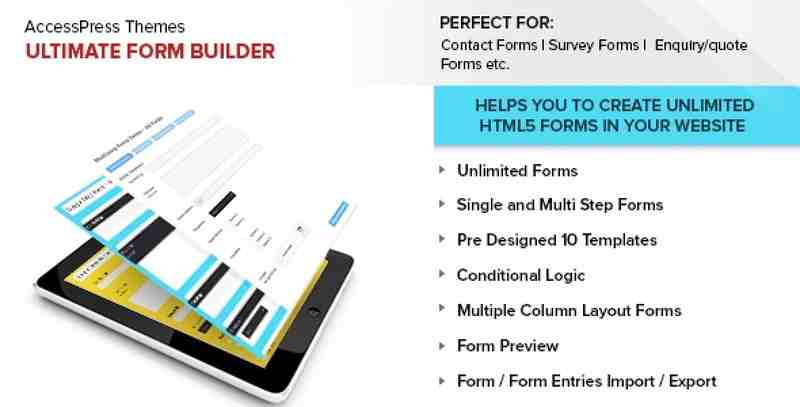 Ultimate Form Builder – #1 Form Builder For WordPress