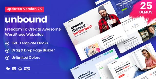 Unbound – Business Agency Multipurpose Theme Wp