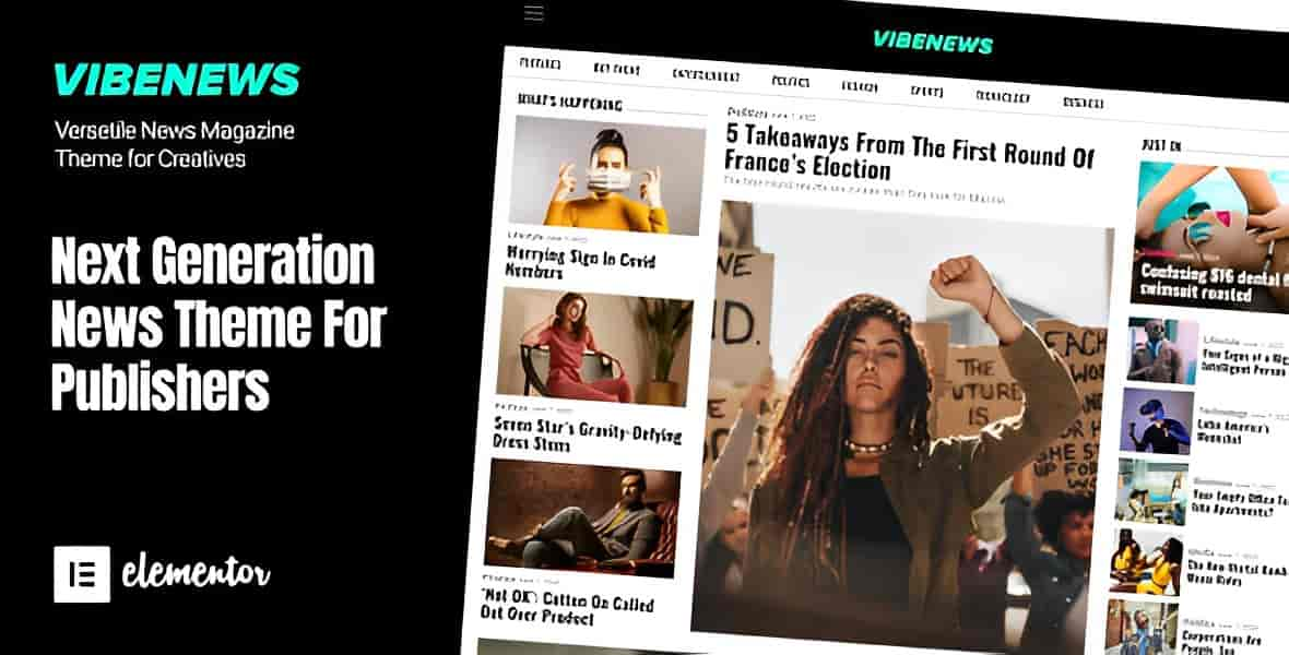 Vibenews – Digital News Magazine AMP Theme WordPress