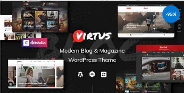 Virtus – Modern Blog & Magazine WordPress Theme