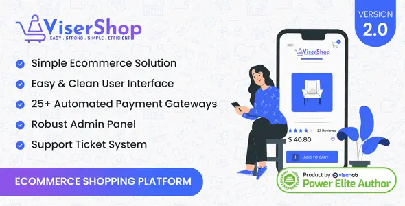 ViserShop – eCommerce Shopping Platform PHP Script