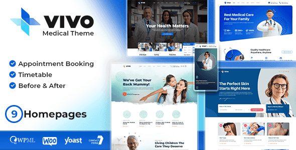 Vivo – Health and Medical WordPress Theme