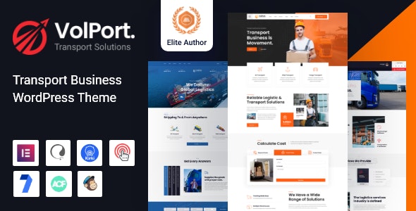 Volport – Logistics & Transport WordPress Theme