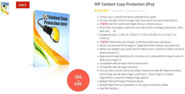 WP Content Copy Protection Pro WordPress Plugin