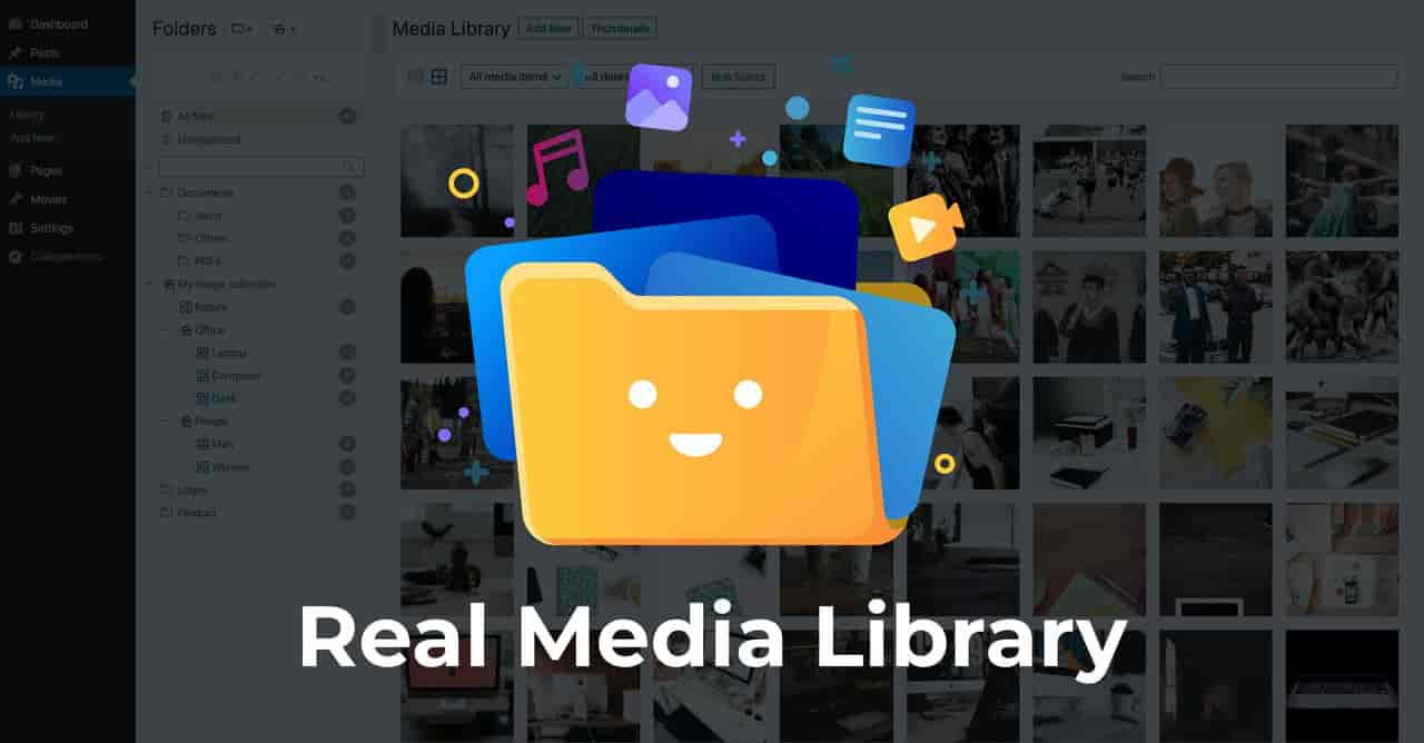 WP Real Media Library – Media Categories / Folders WordPress