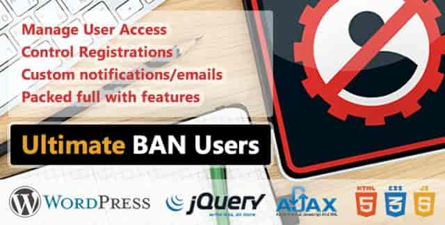 WP Ultimate BAN Users WordPress Plugin