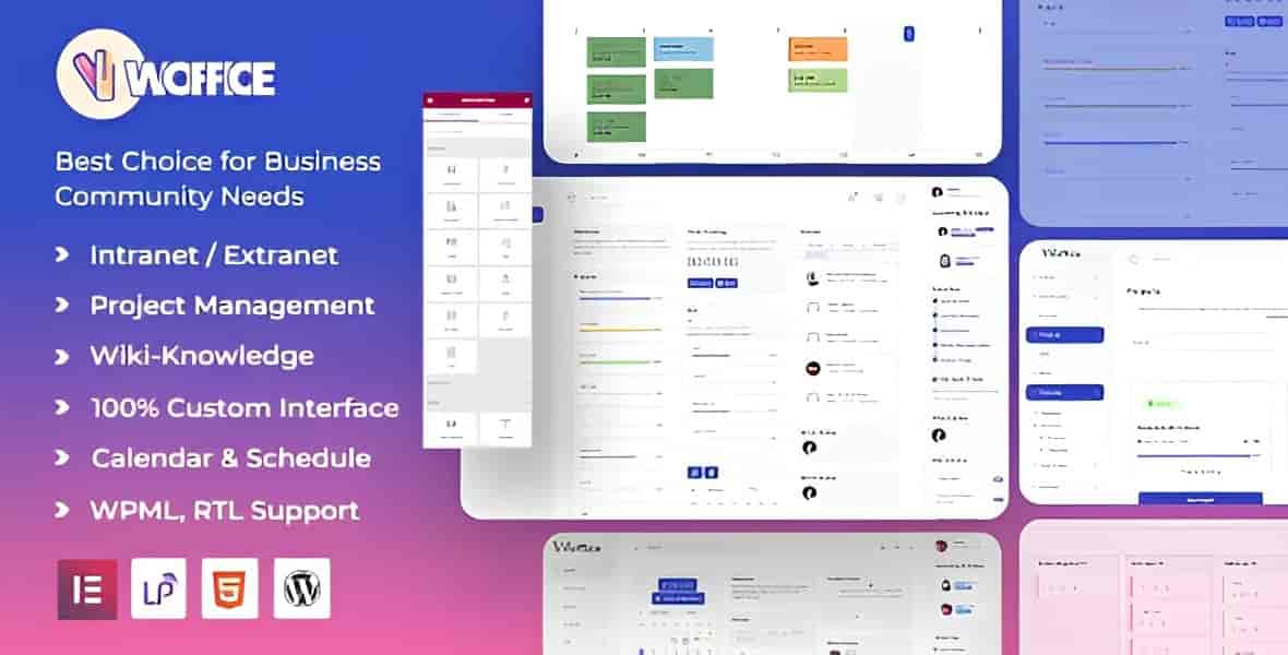 Woffice – Intranet/Extranet WordPress Theme