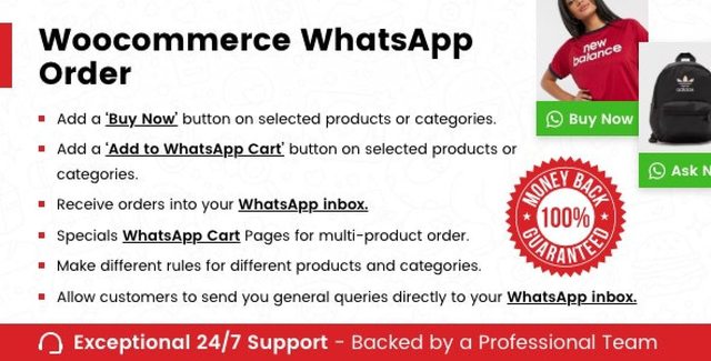 WooCommerce Whatsapp Order Wordpres Plugin