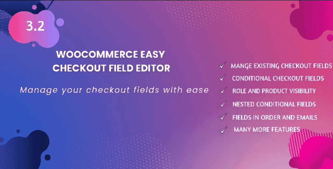 Woocommerce Easy Checkout Field Editor WordPress