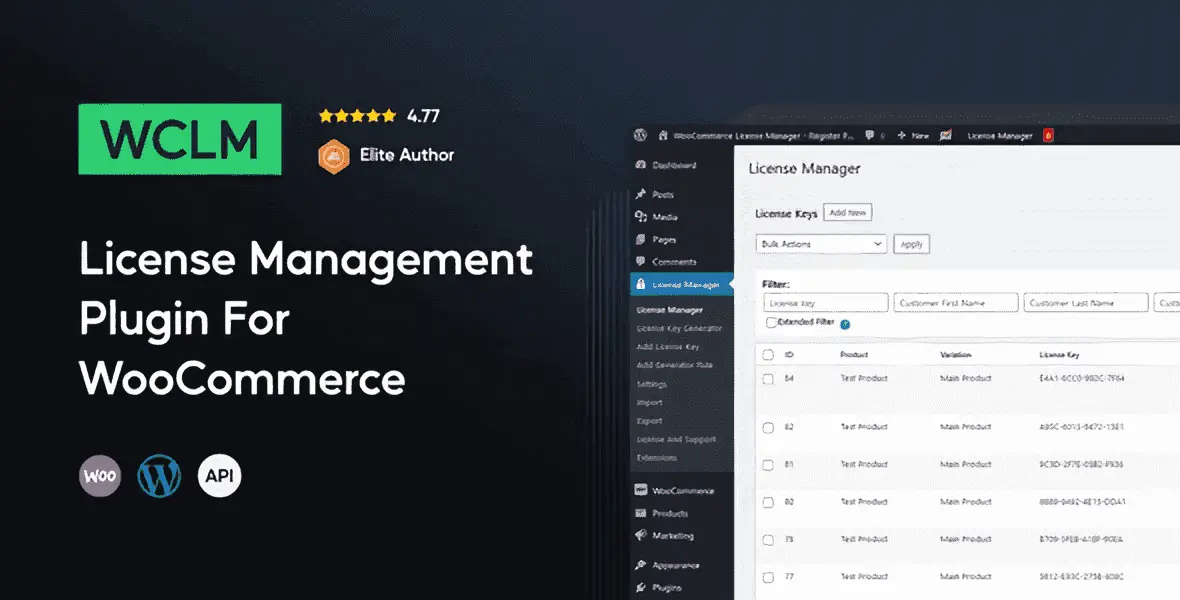 Woocommerce License Manager WordPress