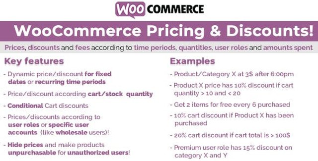 Woocommerce Pricing & Discounts! WordPress