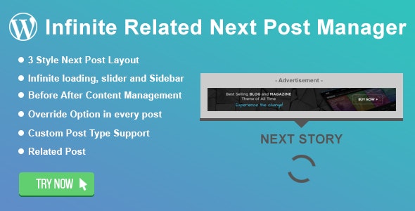 WordPress Infinite Related Next Post Manager Plugin